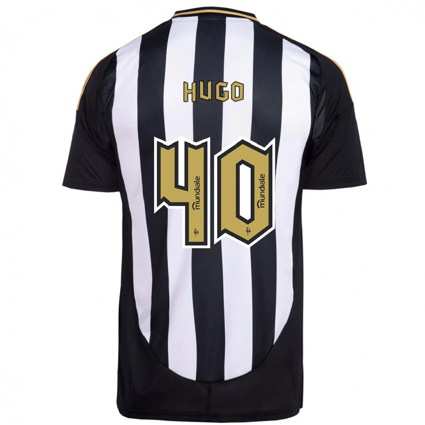 Danxen Kid Vitinho #40 White Black Home Jersey 2025/26 T-Shirt