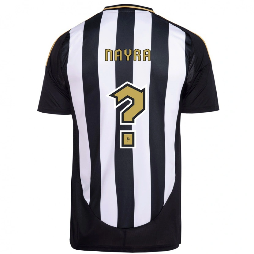 Danxen Kid Nayra #0 White Black Home Jersey 2025/26 T-Shirt