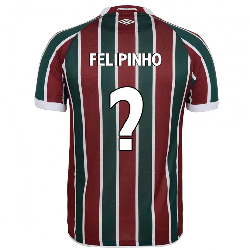 Danxen Kid Felipinho #0 Green Maroon White Home Jersey 2025/26 T-Shirt