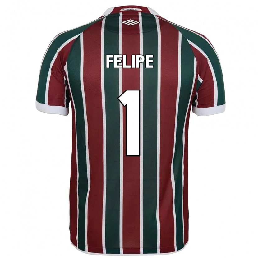 Danxen Kid Marcos Felipe #1 Green Maroon White Home Jersey 2025/26 T-Shirt