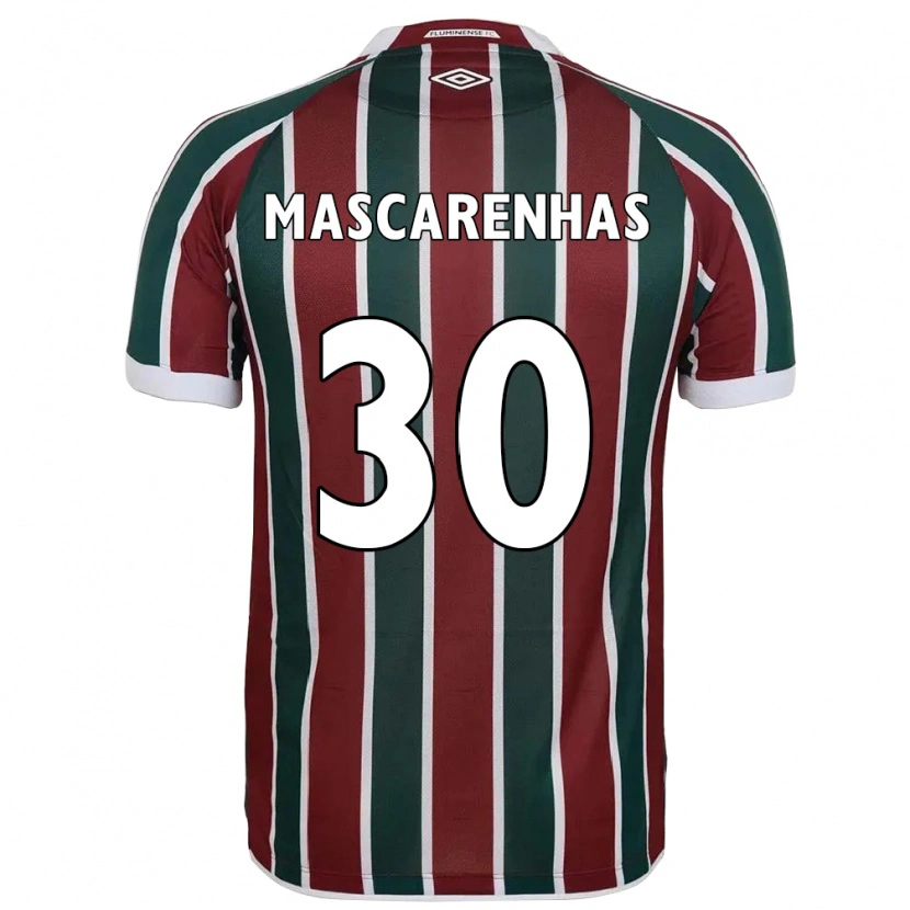 Danxen Kid Matheus Mascarenhas #30 Green Maroon White Home Jersey 2025/26 T-Shirt