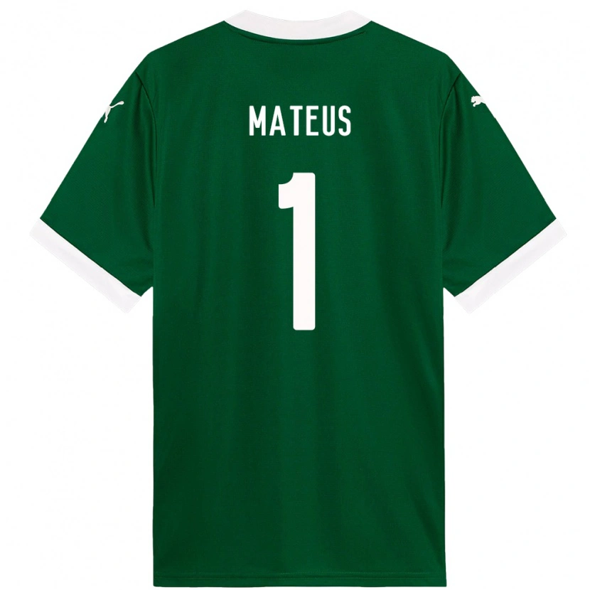 Danxen Kid Mateus #1 Green White Home Jersey 2025/26 T-Shirt