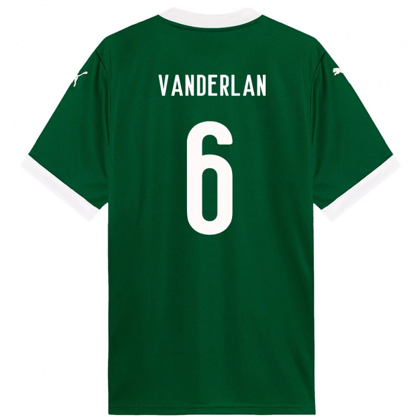 Danxen Kid Vanderlan #6 Green White Home Jersey 2025/26 T-Shirt