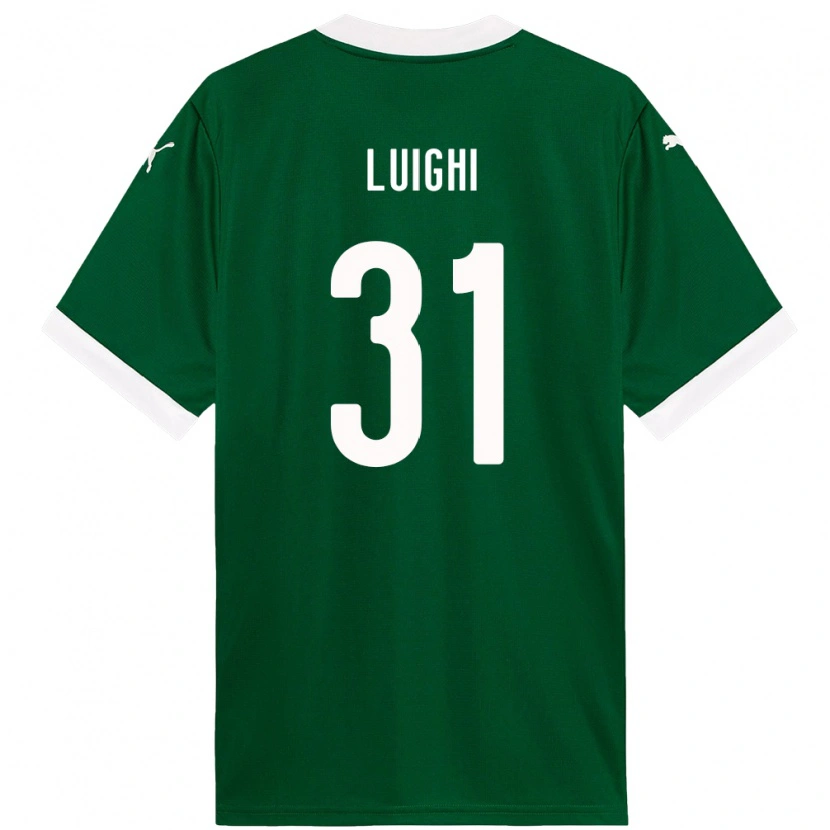 Danxen Kid Luighi #31 Green White Home Jersey 2025/26 T-Shirt
