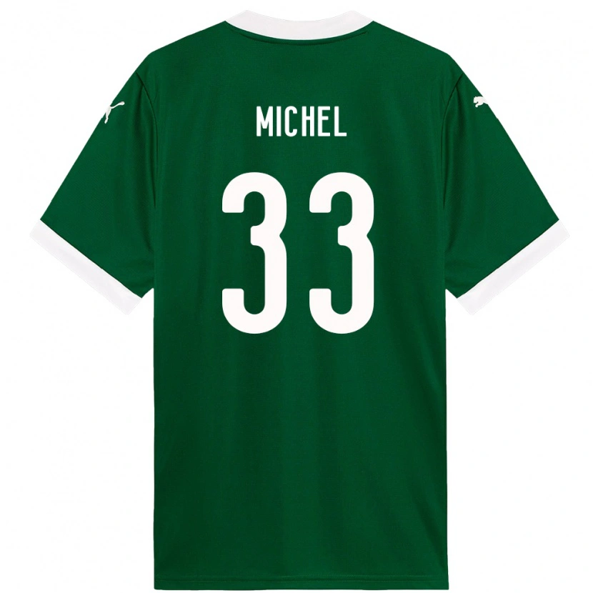 Danxen Kid Michel #33 Green White Home Jersey 2025/26 T-Shirt