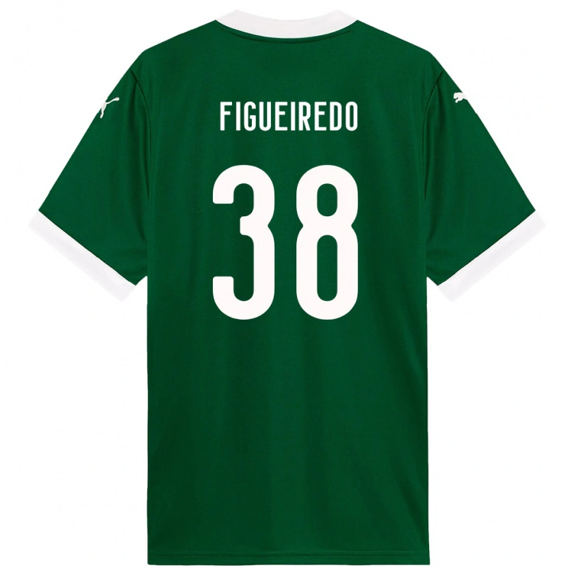 Danxen Kid Figueiredo #38 Green White Home Jersey 2025/26 T-Shirt
