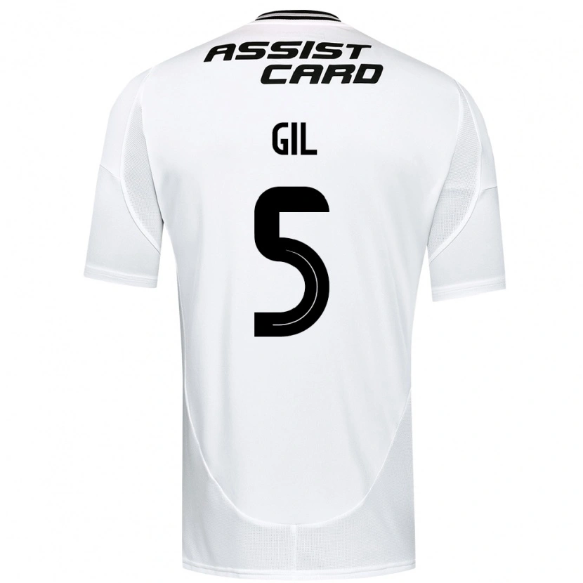 Danxen Kid Leonardo Gil #5 Black White Yellow Home Jersey 2025/26 T-Shirt