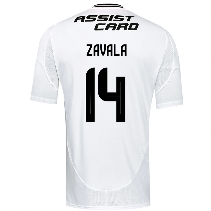 Danxen Kid Cristián Zavala #14 Black White Yellow Home Jersey 2025/26 T-Shirt