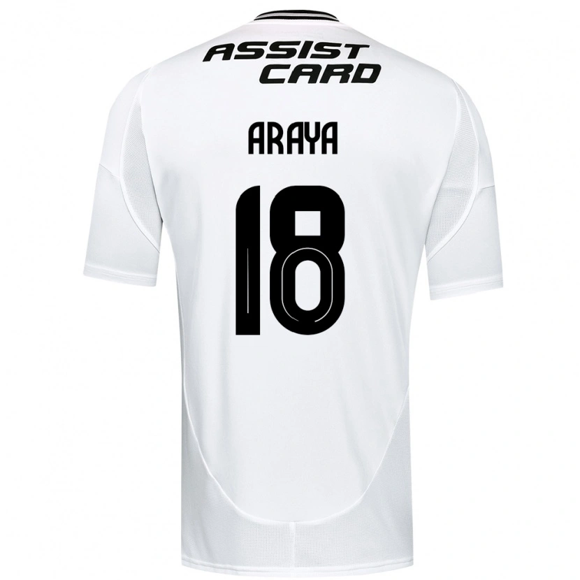 Danxen Kid Benjamín Araya #18 Black White Yellow Home Jersey 2025/26 T-Shirt