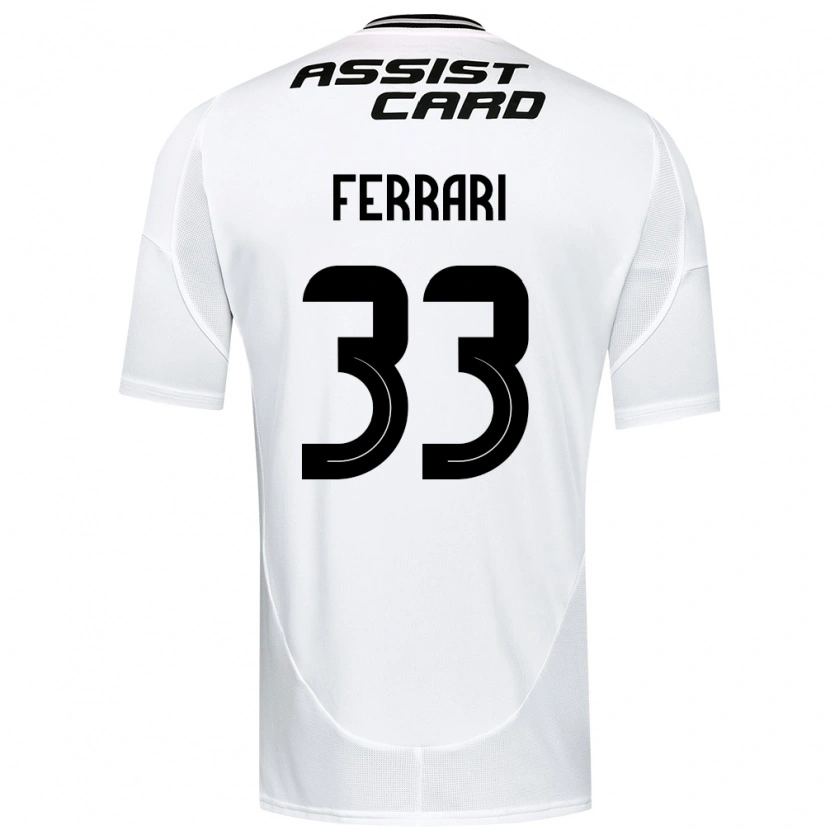 Danxen Kid Matías Ferrari #33 Black White Yellow Home Jersey 2025/26 T-Shirt