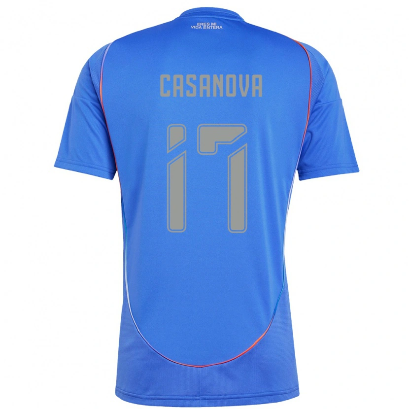 Danxen Kid Luis Casanova #17 Sky Blue Home Jersey 2025/26 T-Shirt