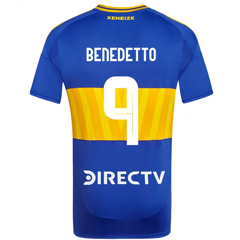 Danxen Kid Dario Benedetto #9 Royal Blue Yellow Home Jersey 2025/26 T-Shirt