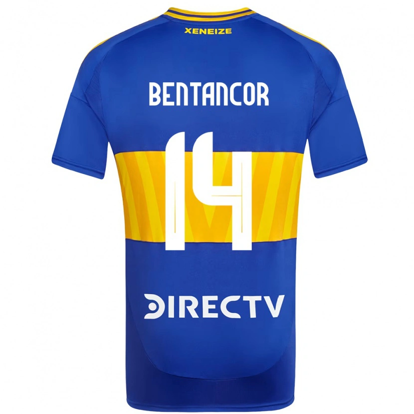 Danxen Kid Thomás Bentancor #14 Royal Blue Yellow Home Jersey 2025/26 T-Shirt