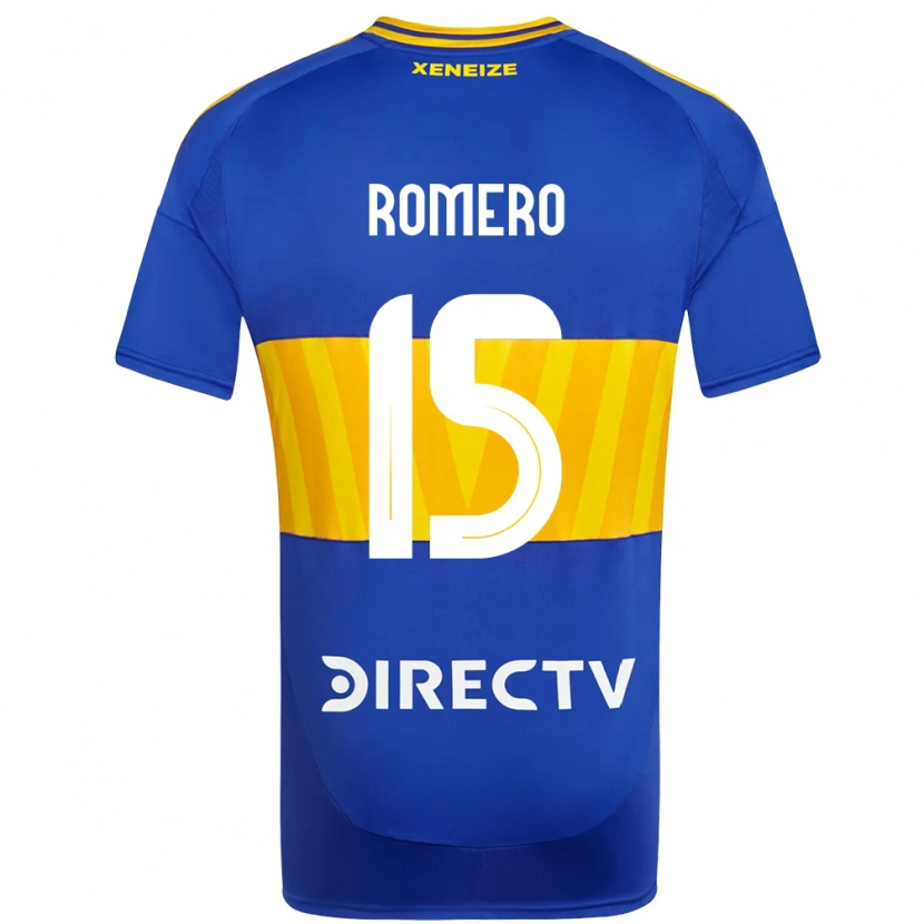 Danxen Kid Alejo Romero #15 Royal Blue Yellow Home Jersey 2025/26 T-Shirt