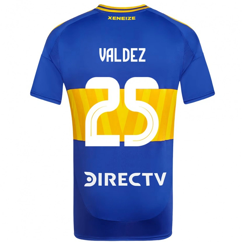 Danxen Kid Bruno Valdez #25 Royal Blue Yellow Home Jersey 2025/26 T-Shirt