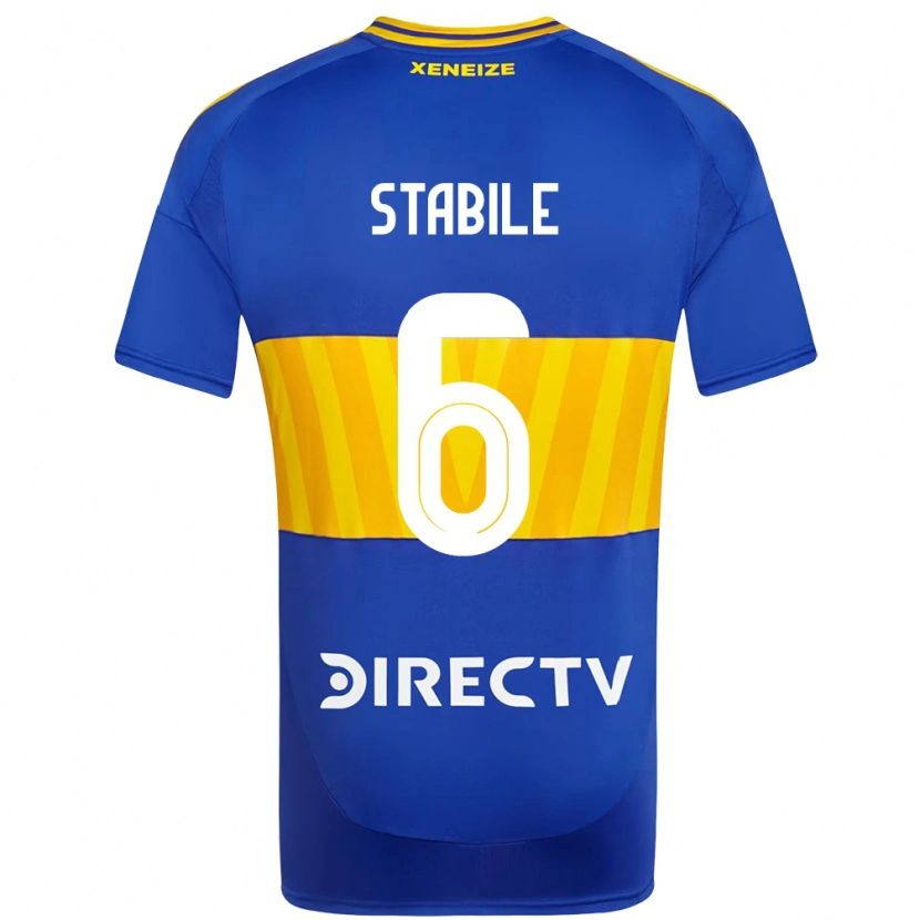 Danxen Kid Eliana Stábile #6 Royal Blue Yellow Home Jersey 2025/26 T-Shirt