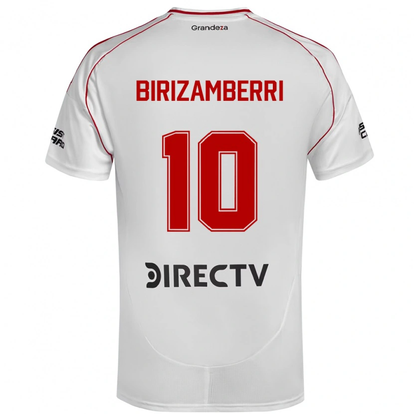 Danxen Kid María Carolina Birizamberri Rivero #10 White Red Home Jersey 2025/26 T-Shirt