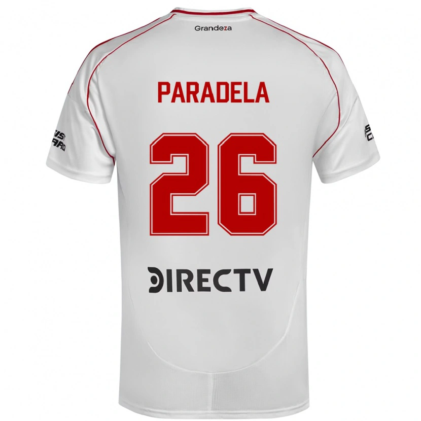 Danxen Kid Jose Paradela #26 White Red Home Jersey 2025/26 T-Shirt