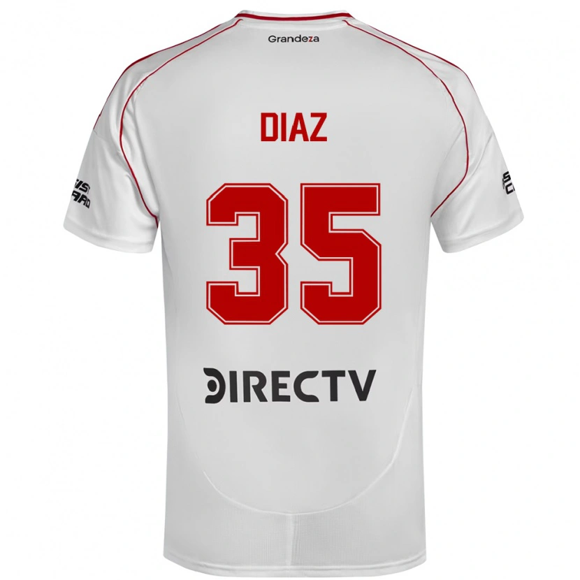 Danxen Kid Leonardo Diaz #35 White Red Home Jersey 2025/26 T-Shirt