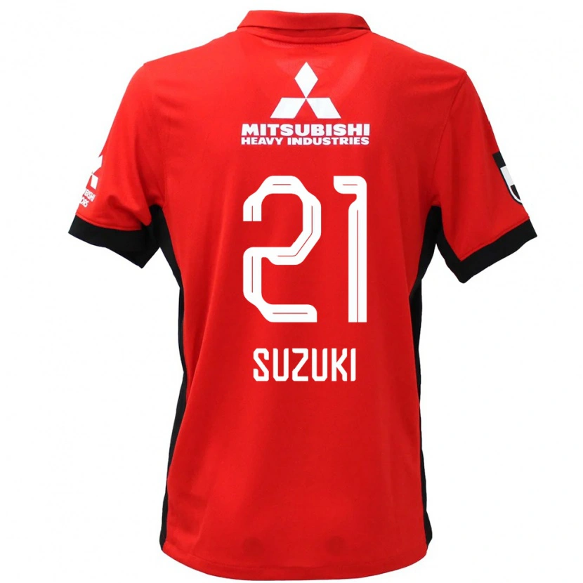Danxen Kid Sawako Suzuki #21 Red White Home Jersey 2025/26 T-Shirt