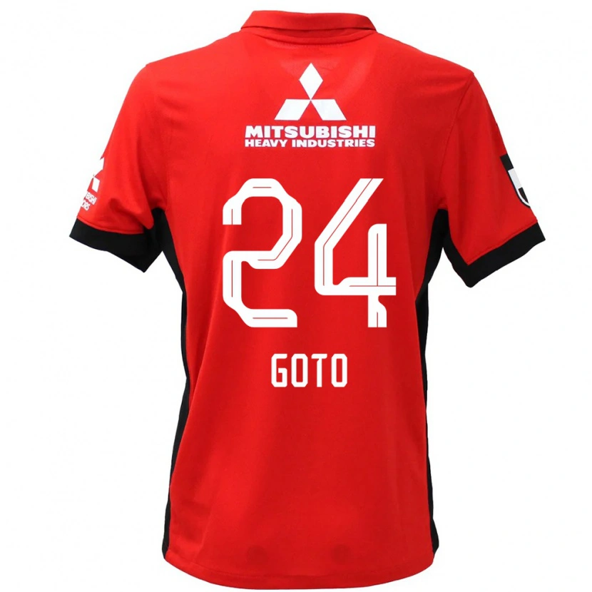 Danxen Kid Wakaba Goto #24 Red White Home Jersey 2025/26 T-Shirt
