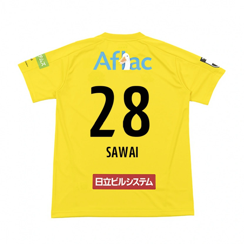 Danxen Kid Retsu Sawai #28 Black Yellow Home Jersey 2025/26 T-Shirt