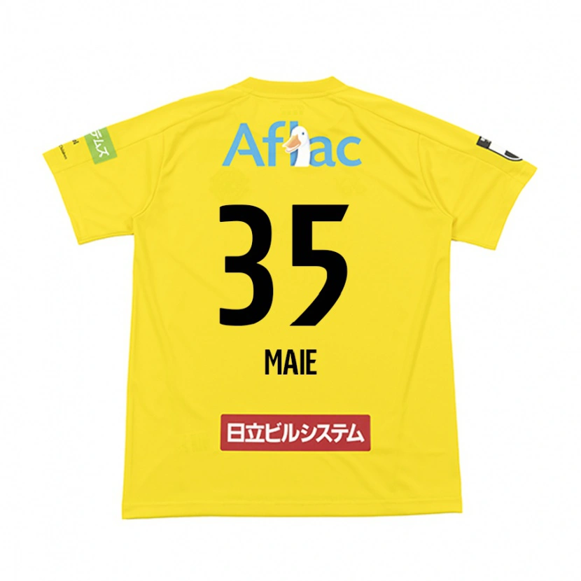 Danxen Kid Hidetaka Maie #35 Black Yellow Home Jersey 2025/26 T-Shirt