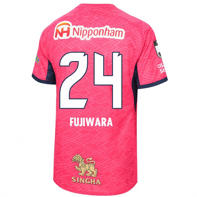 Danxen Kid Nodoka Fujiwara #24 Sakura Pink White Home Jersey 2025/26 T-Shirt