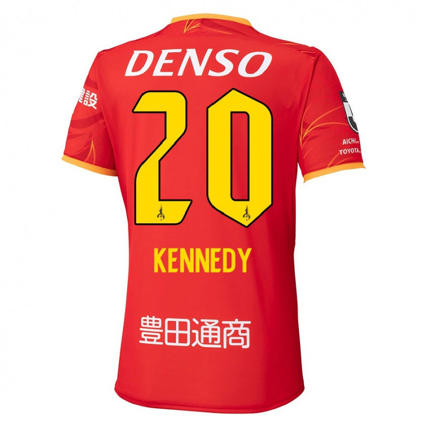 Danxen Kid Kennedy Egbus Mikuni #20 Red Yellow Home Jersey 2025/26 T-Shirt
