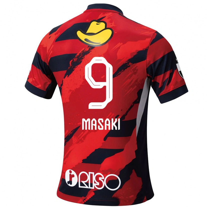 Danxen Kid Hiroto Masaki #9 Red Black Home Jersey 2025/26 T-Shirt