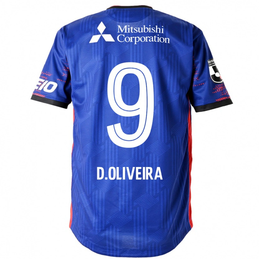 Danxen Kid Diego Oliveira #9 Royal Blue White Home Jersey 2025/26 T-Shirt