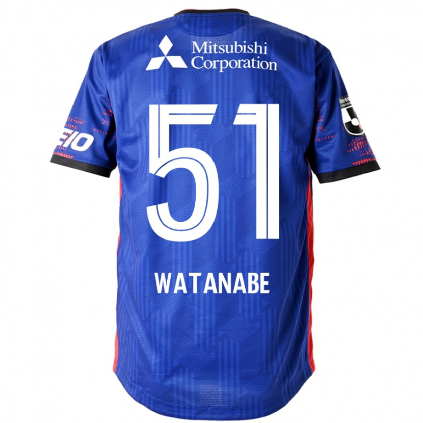 Danxen Kid Matthew Watanabe #51 Royal Blue White Home Jersey 2025/26 T-Shirt