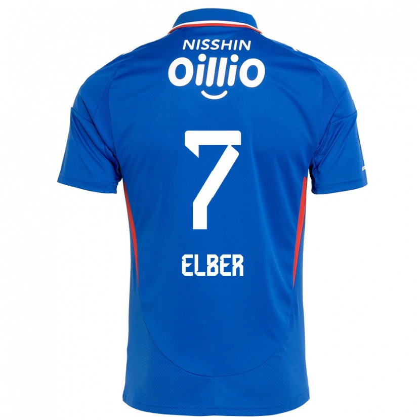 Danxen Kid Élber #7 Royal Blue White Home Jersey 2025/26 T-Shirt