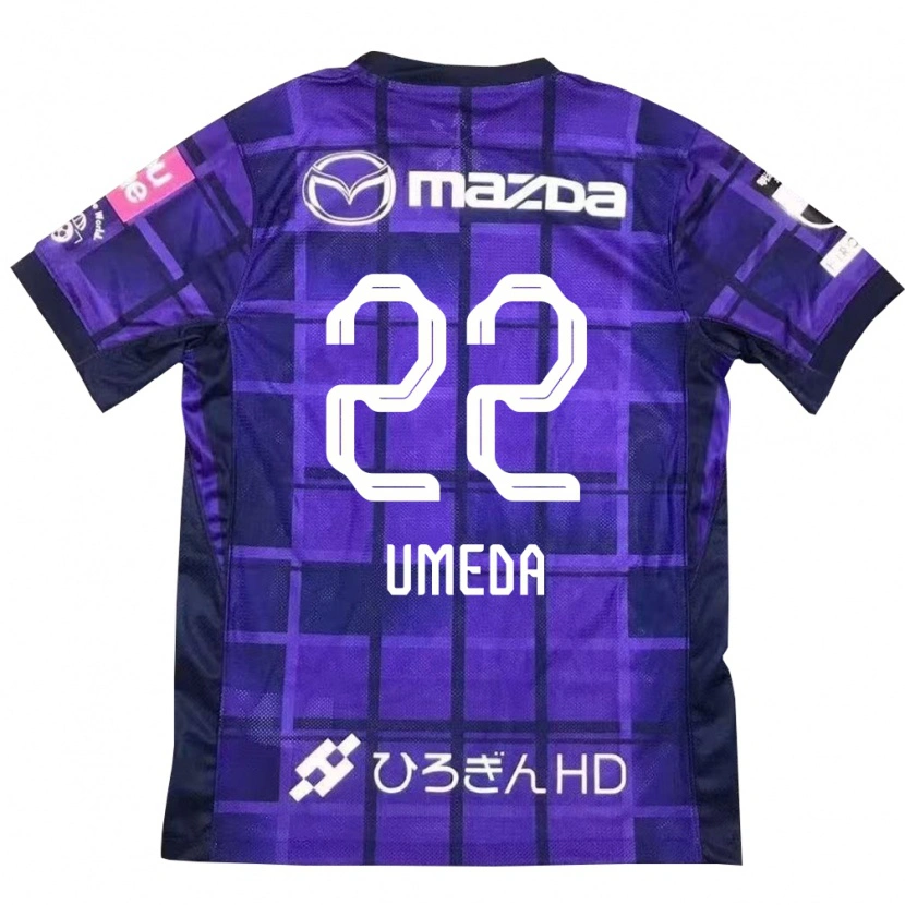 Danxen Kid Taiga Umeda #22 Purple Orange Home Jersey 2025/26 T-Shirt