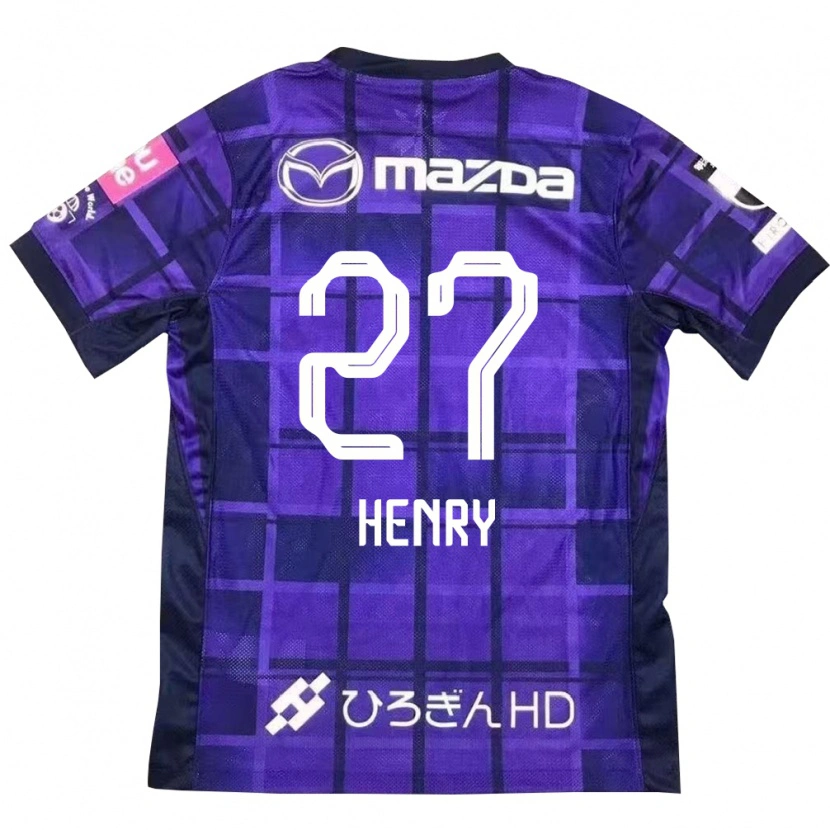 Danxen Kid Osamu Henry Iyoha #27 Purple Orange Home Jersey 2025/26 T-Shirt