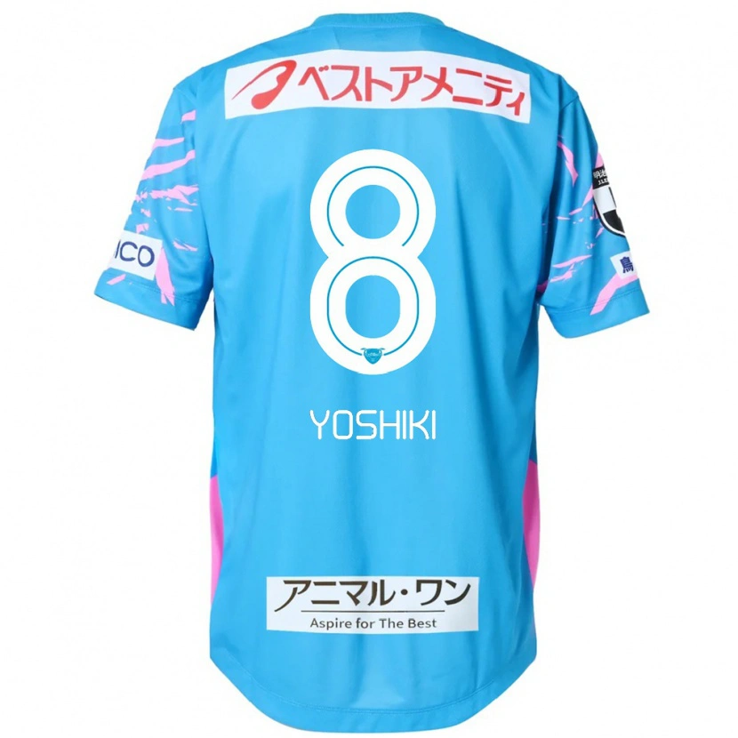 Danxen Kid Yoshiki Narahara #8 Blue Pink Home Jersey 2025/26 T-Shirt