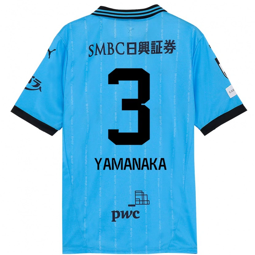 Danxen Kid Daiki Yamanaka #3 Sky Blue Black Home Jersey 2025/26 T-Shirt