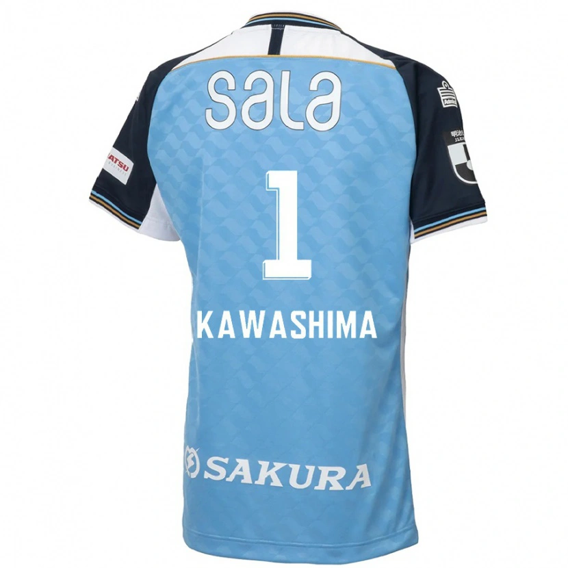 Danxen Kid Eiji Kawashima #1 Sky Blue Black Home Jersey 2025/26 T-Shirt
