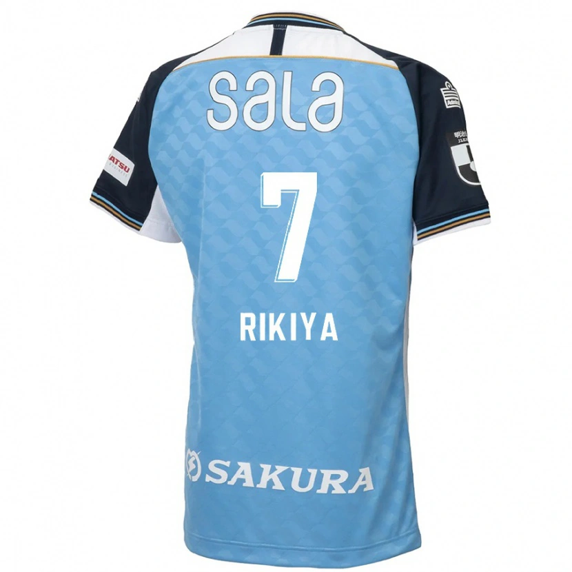 Danxen Kid Rikiya Uehara #7 Sky Blue Black Home Jersey 2025/26 T-Shirt