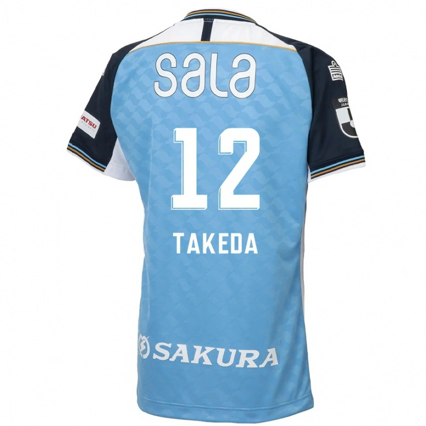 Danxen Kid Yusei Takeda #12 Sky Blue Black Home Jersey 2025/26 T-Shirt