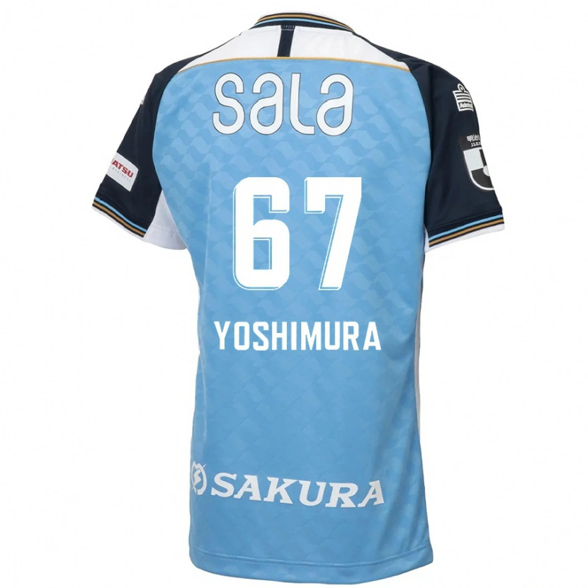 Danxen Kid Ryusei Yoshimura #67 Sky Blue Black Home Jersey 2025/26 T-Shirt