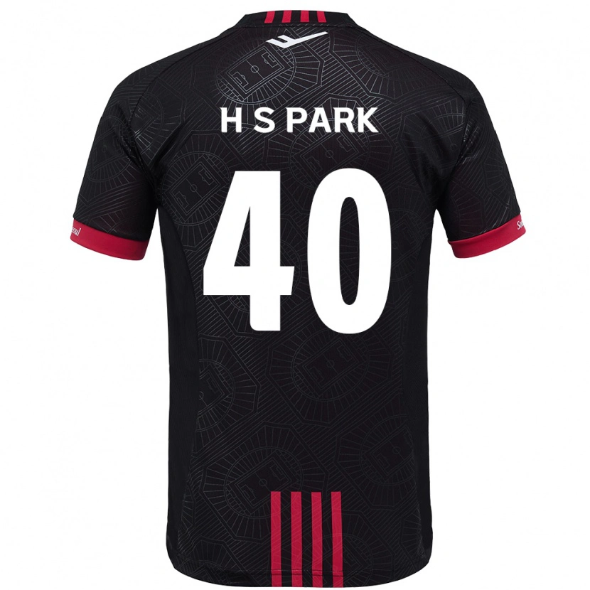 Danxen Kid Seong-Hun Park #40 Black Red Home Jersey 2025/26 T-Shirt