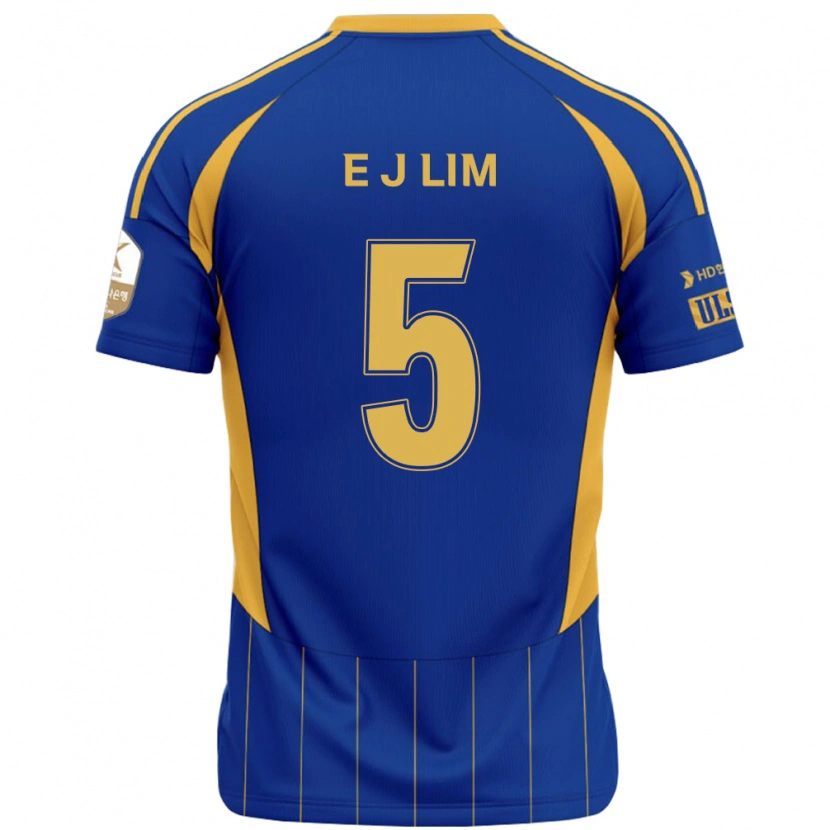 Danxen Kid Jong-Eun Lim #5 Royal Blue Yellow Home Jersey 2025/26 T-Shirt