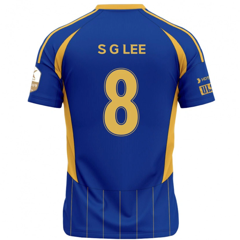 Danxen Kid Gyu-Sung Lee #8 Royal Blue Yellow Home Jersey 2025/26 T-Shirt