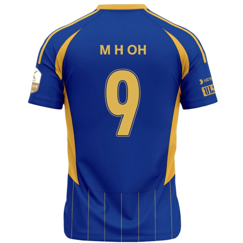 Danxen Kid Hyun-Min Oh #9 Royal Blue Yellow Home Jersey 2025/26 T-Shirt