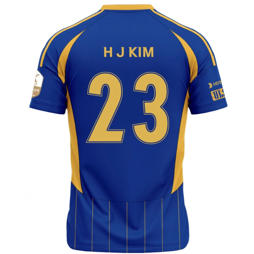 Danxen Kid Ju-Hwan Kim #23 Royal Blue Yellow Home Jersey 2025/26 T-Shirt