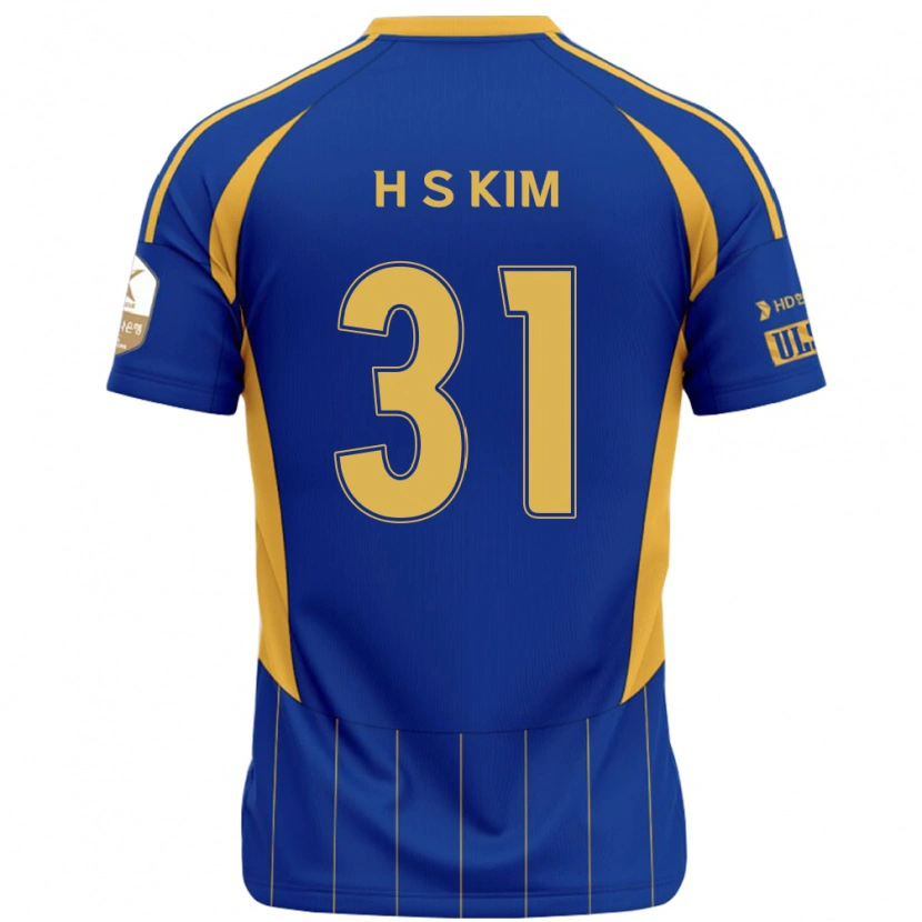 Danxen Kid Se-Hyoung Kim #31 Royal Blue Yellow Home Jersey 2025/26 T-Shirt