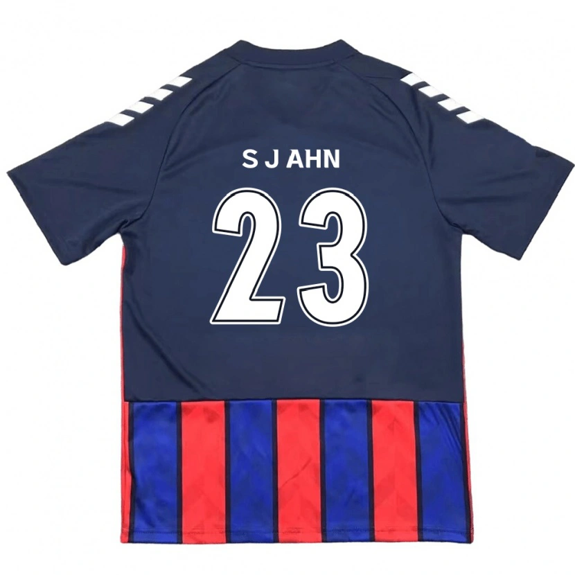 Danxen Kid Jun-Su Ahn #23 Royal Blue Red Home Jersey 2025/26 T-Shirt