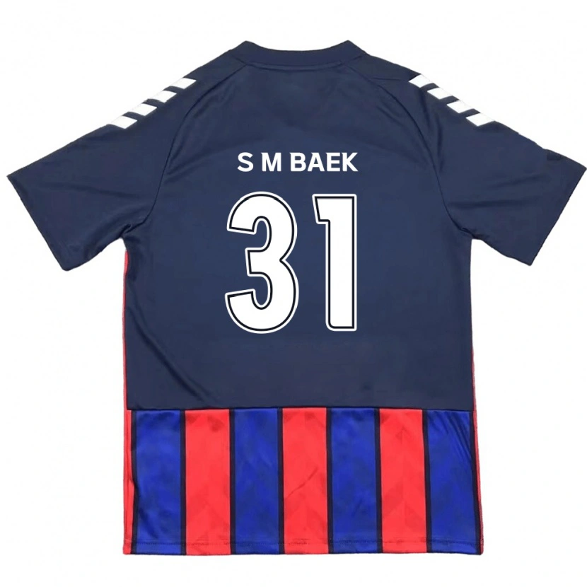 Danxen Kid Seung-Min Baek #31 Royal Blue Red Home Jersey 2025/26 T-Shirt