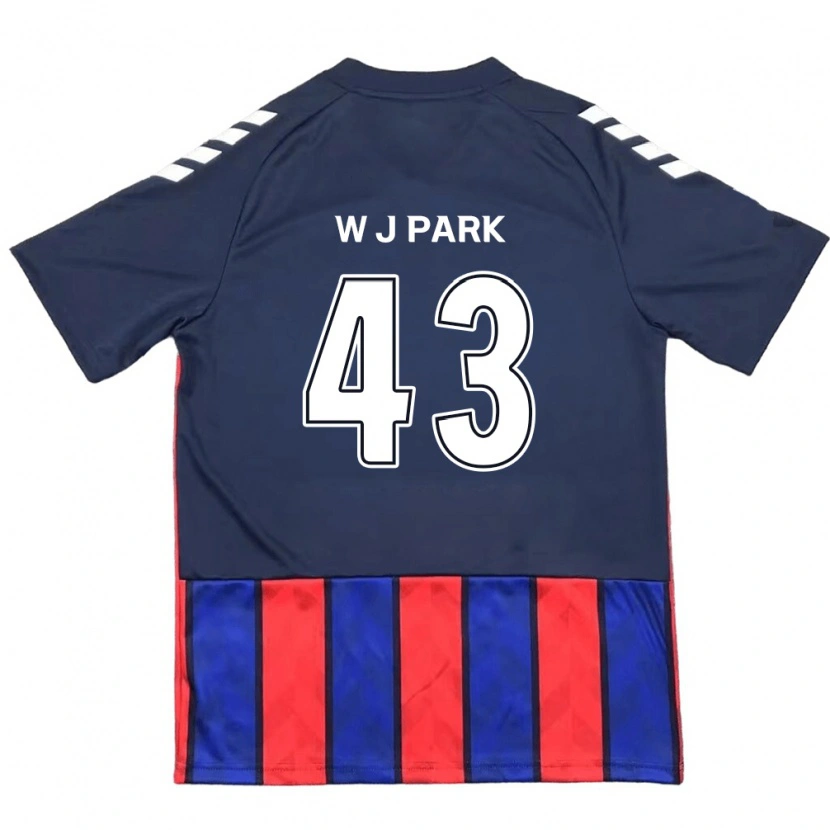 Danxen Kid Jin-Woo Park #43 Royal Blue Red Home Jersey 2025/26 T-Shirt